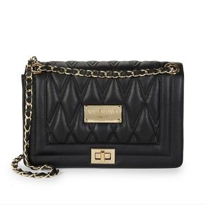 Quilted leather shoulder bag